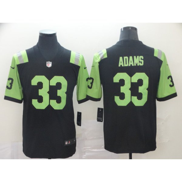 Nike Jets 33 Jamal Adams Black City Edition Vapor Untouchable Limited Jersey