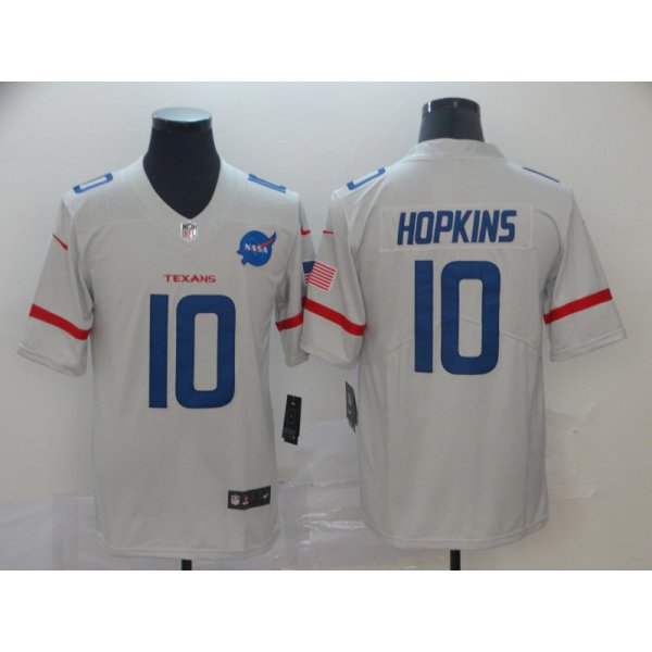 Nike Texans 10 DeAndre Hopkins White City Edition Vapor Untouchable Limited Jersey