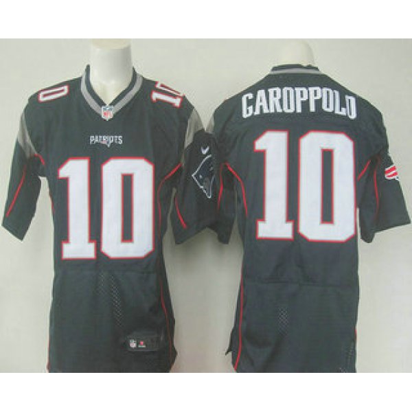 Men's New England Patriots #10 Jimmy Garoppolo NEW Navy Blue Team Color Stitched NFL Nike Elite Jersey