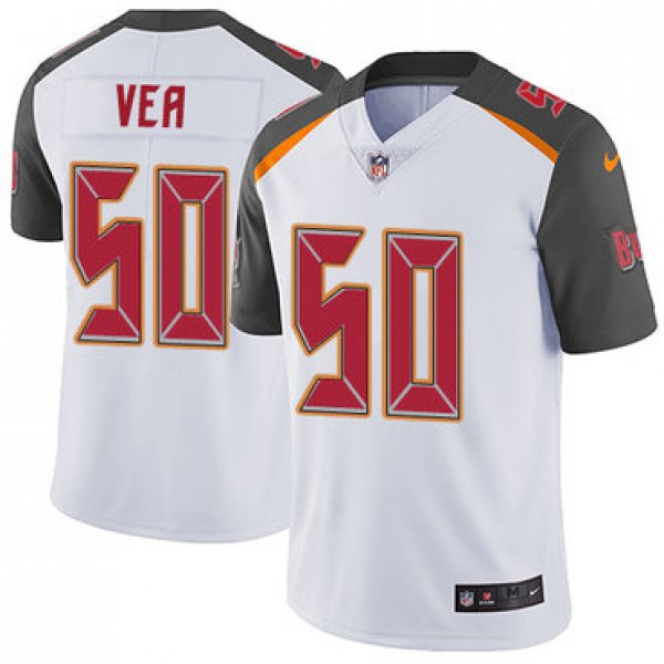 Nike Buccaneers #50 Vita Vea White Men's Stitched NFL Vapor Untouchable Limited Jersey