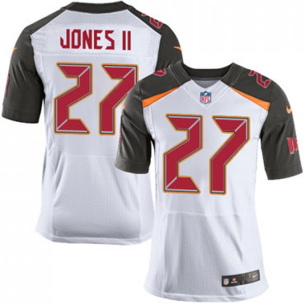 Nike Tampa Bay Buccaneers #27 Ronald Jones II White Men's Stitched NFL New Elite Jersey
