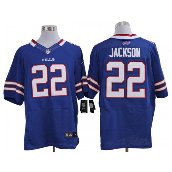 Size 60 4XL-Fred Jackson Buffalo Bills #22 Royal Blue Stitched Nike Elite NFL Jerseys