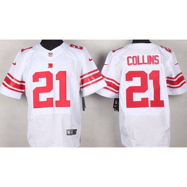 Men's New York Giants #21 Landon Collins Nike White Elite Jersey