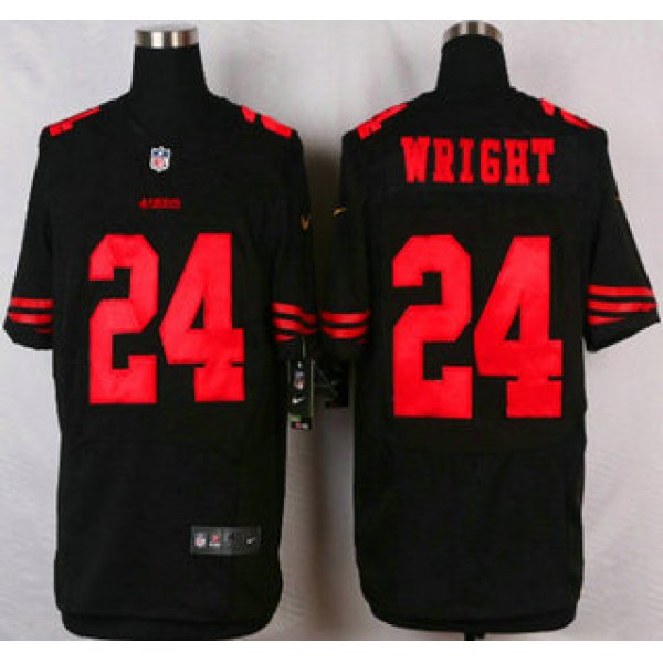 San Francisco 49ers #24 Shareece Wright 2015 Nike Black Elite Jersey
