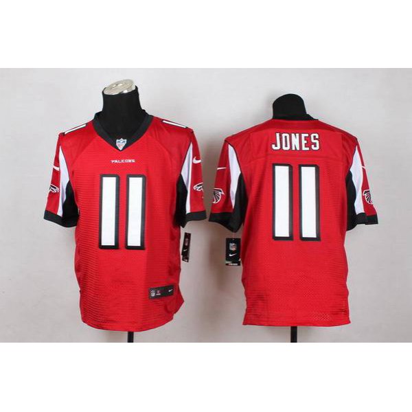 Men's Atlanta Falcons #11 Julio Jones Nike Red Elite Jersey
