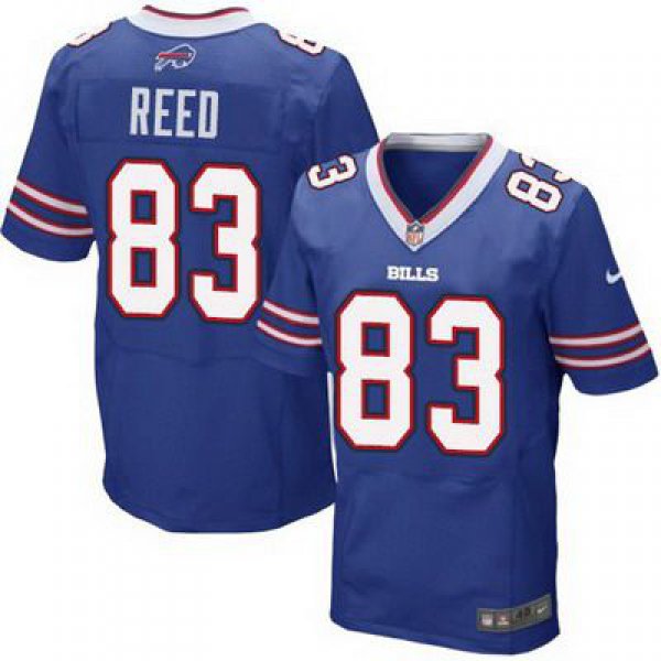 Men's Buffalo Bills #83 Andre Reed 2013 Nike Light Blue Elite Jersey