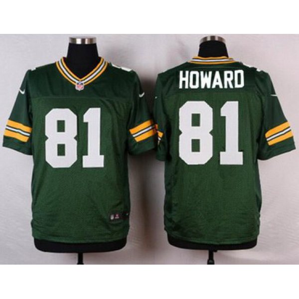 Men's Green Bay Packers #81 Desmond Howard Green Retired Player NFL Nike Elite Jersey