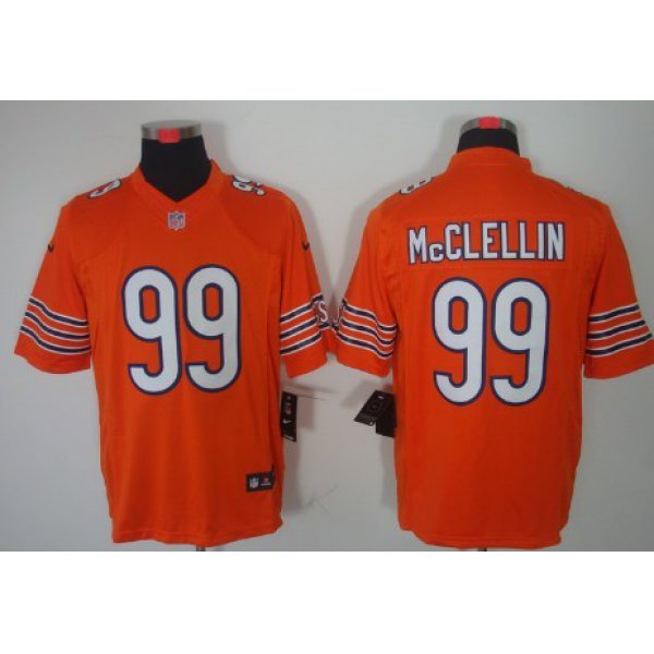 Nike Chicago Bears #99 Shea McClellin Orange Limited Jersey