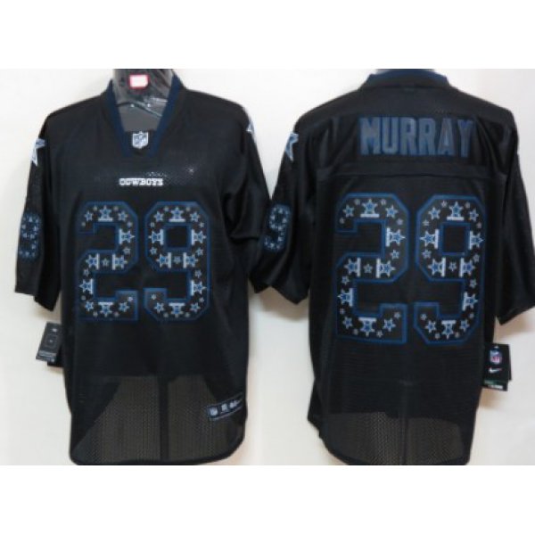 Nike Dallas Cowboys #29 DeMarco Murray Lights Out Black Ornamented Elite Jersey