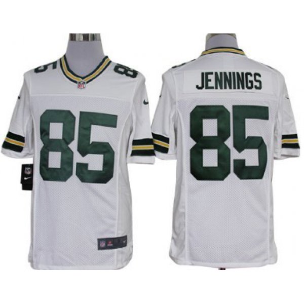 Nike Green Bay Packers #85 Greg Jennings White Limited Jersey