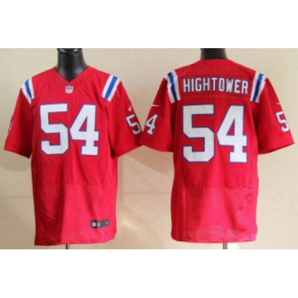 Nike New England Patriots #54 Donta Hightower Red Elite Jersey