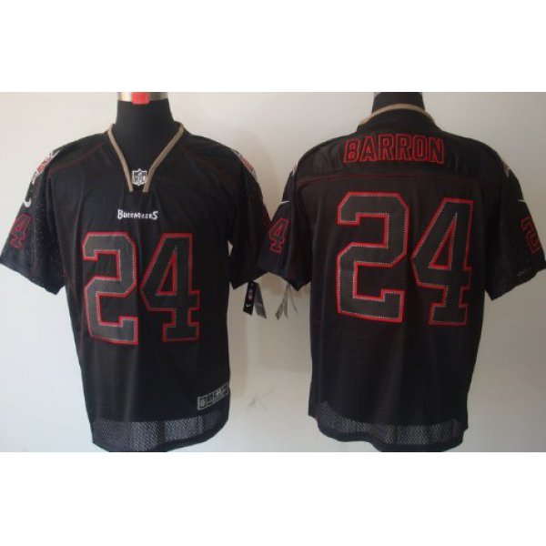 Nike Tampa Bay Buccaneers #24 Mark Barron Lights Out Black Elite Jersey