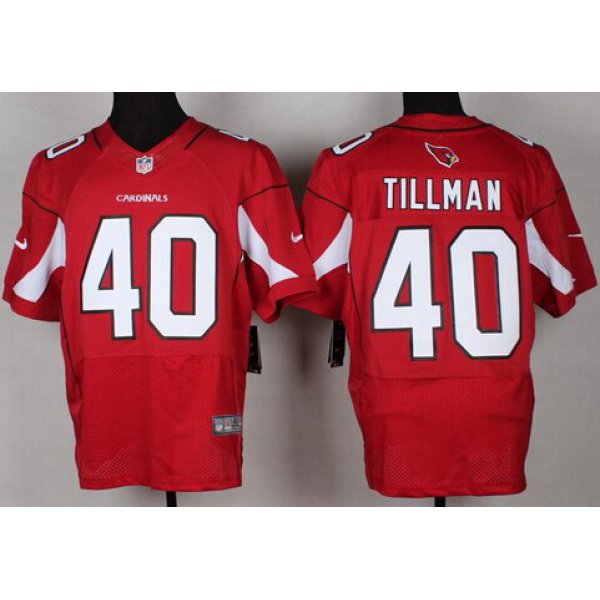 Nike Arizona Cardinals #40 Pat Tillman Red Elite Jersey