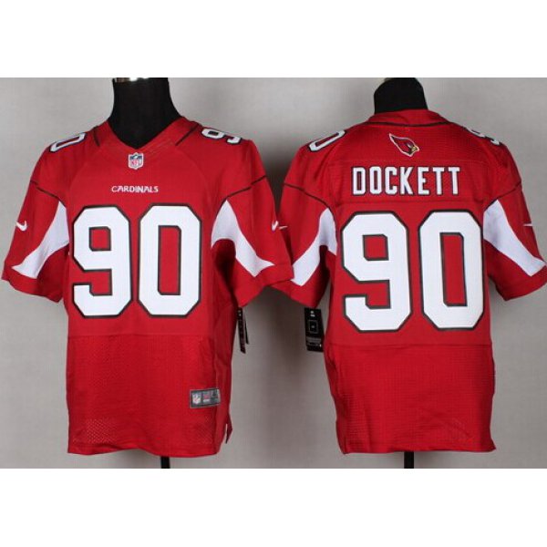 Nike Arizona Cardinals #90 Darnell Dockett Red Elite Jersey