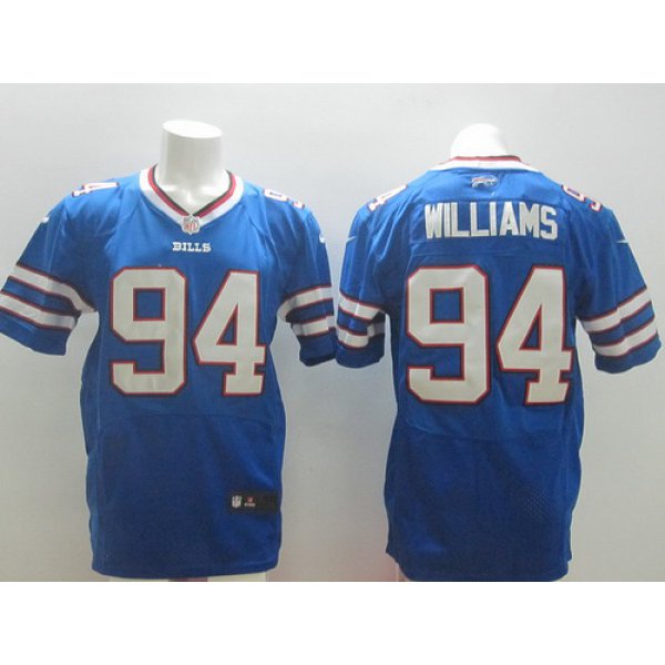 Nike Buffalo Bills #94 Mario Williams 2013 Light Blue Elite Jersey