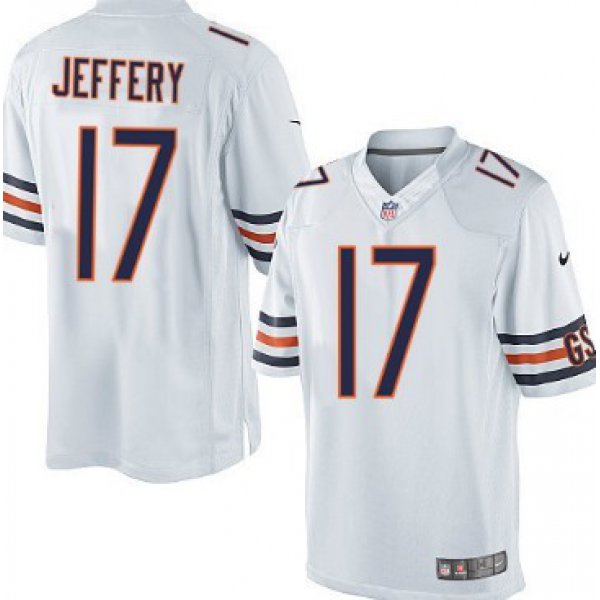 Nike Chicago Bears #17 Alshon Jeffery White Limited Jersey