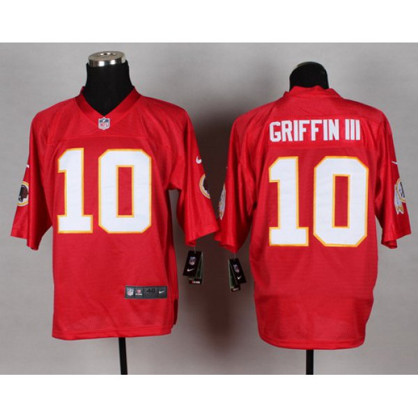 Nike Washington Redskins #10 Robert Griffin III 2014 QB Red Elite Jersey