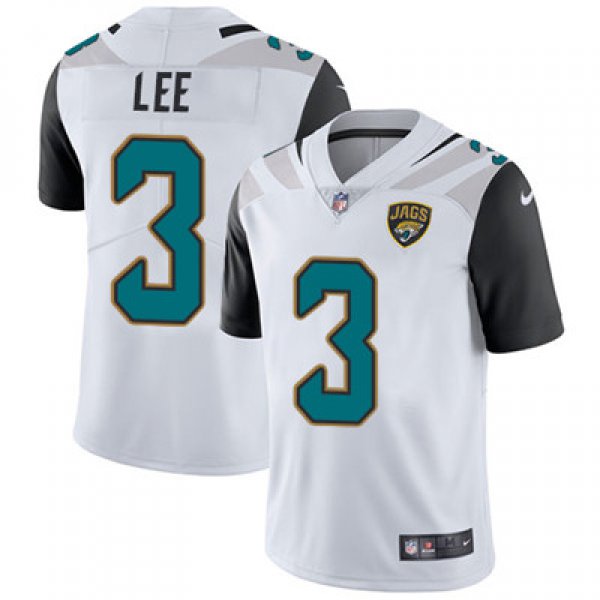 Nike Jacksonville Jaguars #3 Tanner Lee White Men's Stitched NFL Vapor Untouchable Limited Jersey