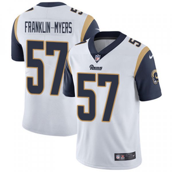 Nike Los Angeles Rams #57 John Franklin-Myers White Men's Stitched NFL Vapor Untouchable Limited Jersey