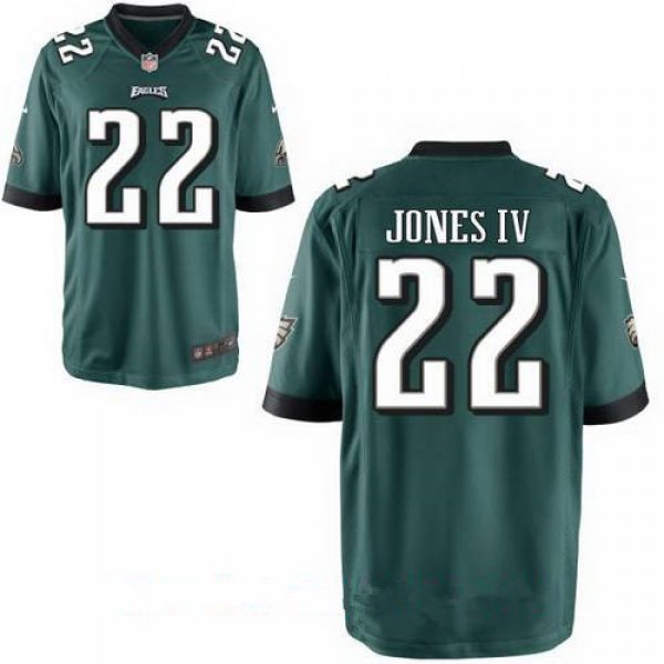 Men's Philadelphia Eagles #22 Sidney Jones IV Midnight Green Team Color Stitched NFL Nike Elite Jersey