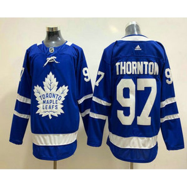 Men's Toronto Maple Leafs #34 Joe Thornton Royal Blue Adidas Stitched NHL Jersey