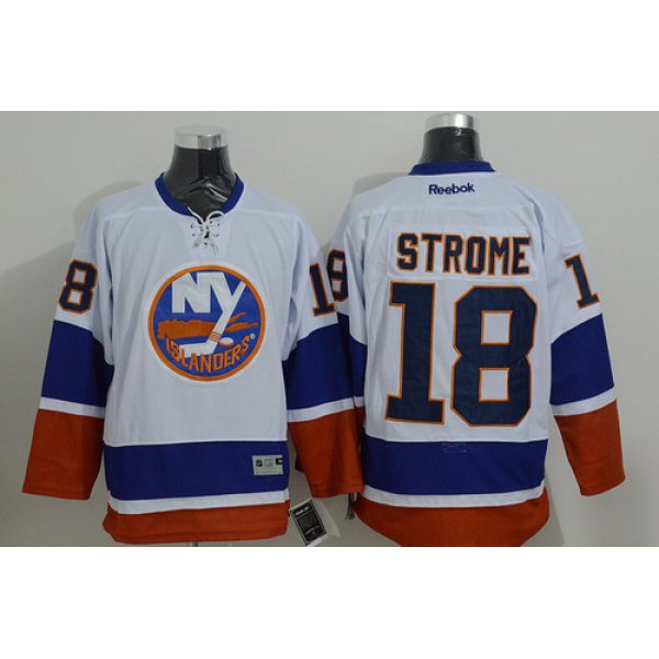 New York Islanders #18 Ryan Strome White Jersey