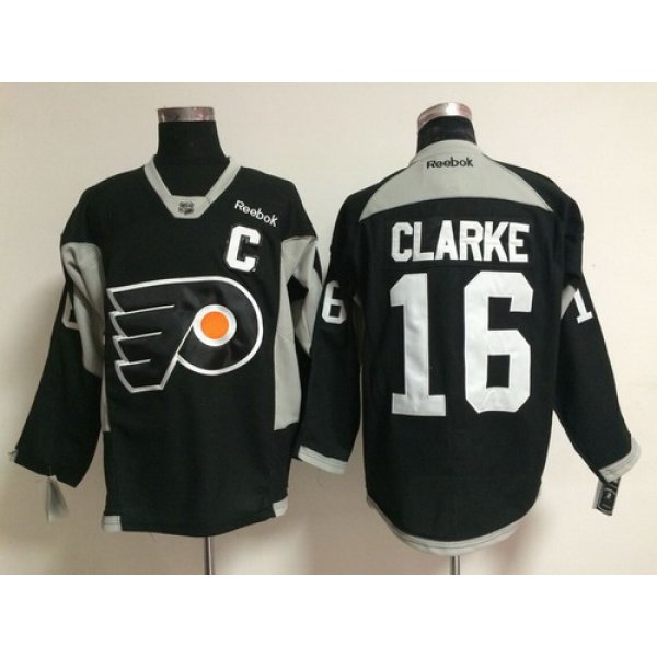 Philadelphia Flyers #16 Bobby Clarke 2014 Training Black Jersey
