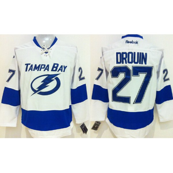 Tampa Bay Lightning #27 Jonathan Drouin New White Jersey