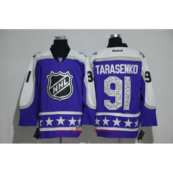 Men's Central Division St. Louis Blues #91 Vladimir Tarasenko Reebok Purple 2017 NHL All-Star Stitched Ice Hockey Jersey