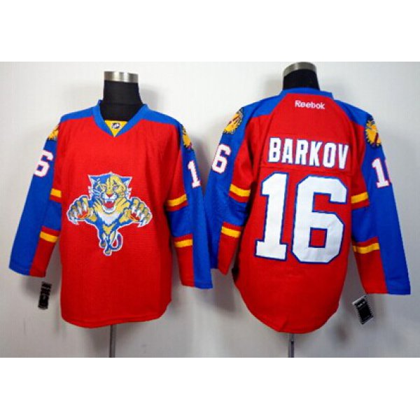 Florida Panthers #16 Aleksander Barkov Red Jersey