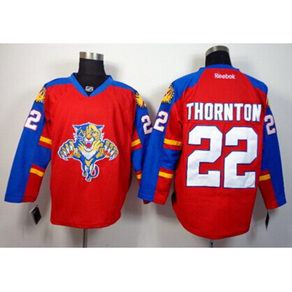 Florida Panthers #22 Shawn Thornton Red Jersey