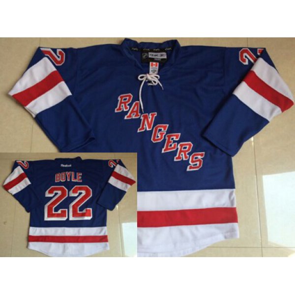 New York Rangers #22 Dan Boyle Light Blue Jersey