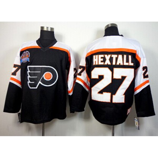 Philadelphia Flyers #27 Ron Hextall Stanley Cup Black Throwback CCM Jersey