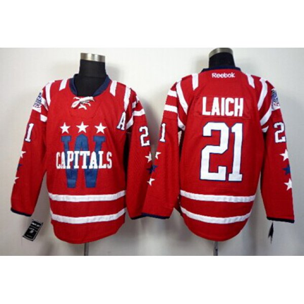 Washington Capitals #21 Brooks Laich 2015 Winter Classic Red Jersey