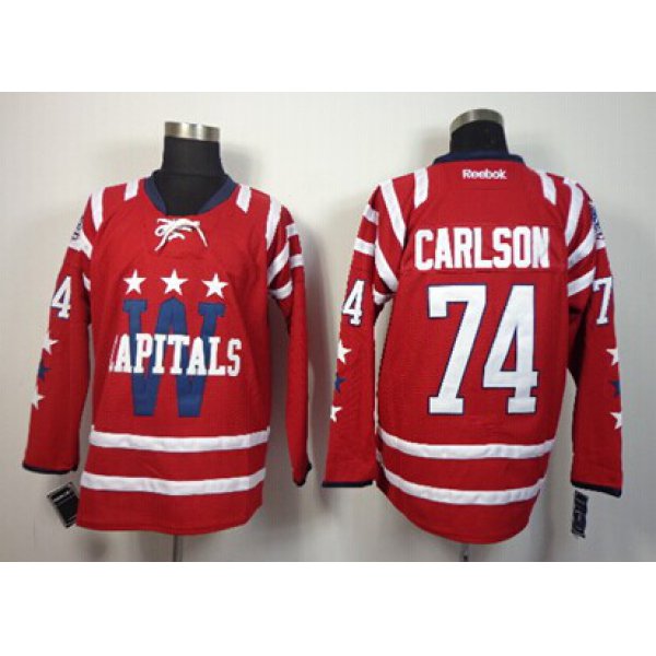 Washington Capitals #74 John Carlson 2015 Winter Classic Red Jersey