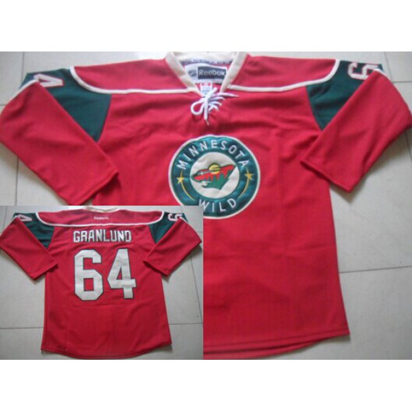 Minnesota Wild #64 Mikael Granlund Red Jersey