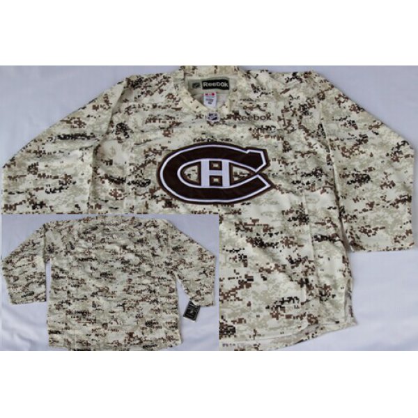 Montreal Canadiens Blank Camo Jersey