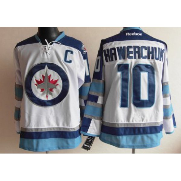 Winnipeg Jets #10 Dale Hawerchuk White Jersey