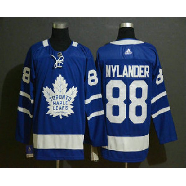Men's Toronto Maple Leafs #88 William Nylander Royal Blue Adidas Stitched NHL Jersey