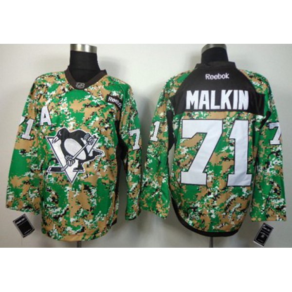 Pittsburgh Penguins #71 Evgeni Malkin 2014 Camo Jersey