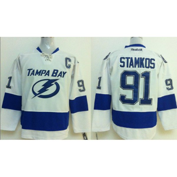 Tampa Bay Lightning #91 Steven Stamkos New White Jersey
