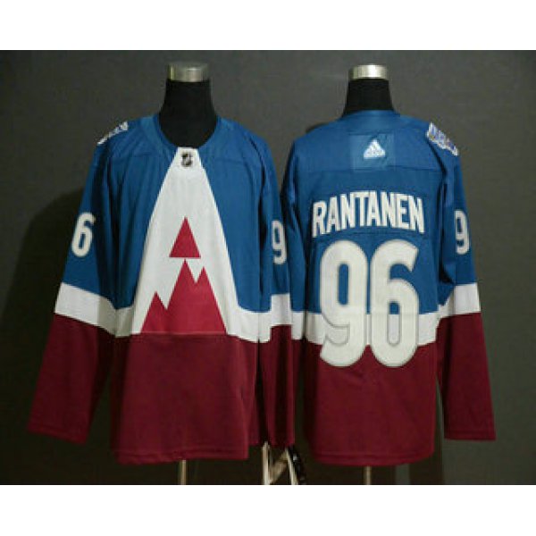Men's Colorado Avalanche #96 Mikko Rantanen Blue 2020 Stadium Series Adidas Stitched NHL Jersey