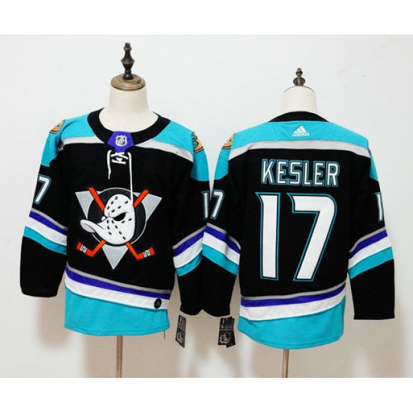 Adidas Anaheim Ducks #17 Ryan Kesler Black Alternate Authentic Player Jersey