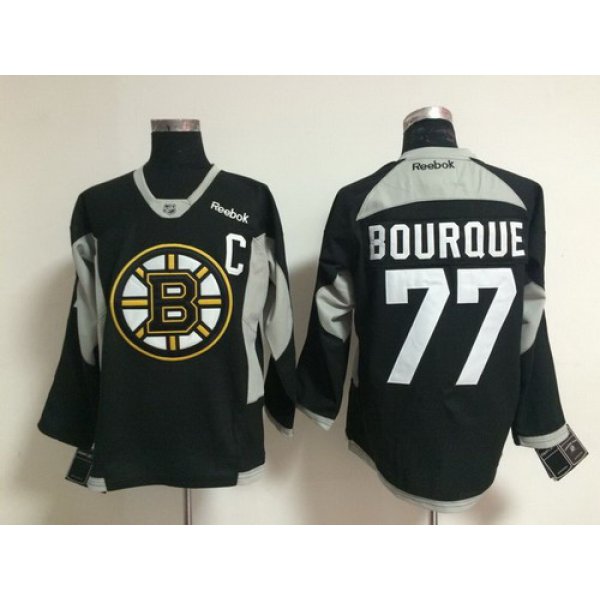 Boston Bruins #77 Ray Bourque 2014 Training Black Jersey