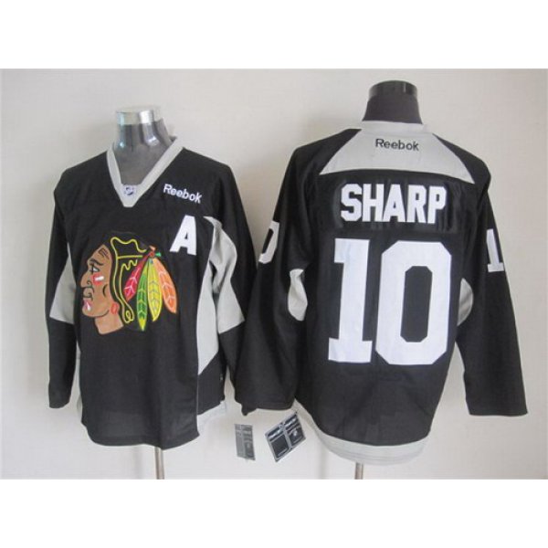 Chicago Blackhawks #10 Patrick Sharp 2014 Training Black Jersey