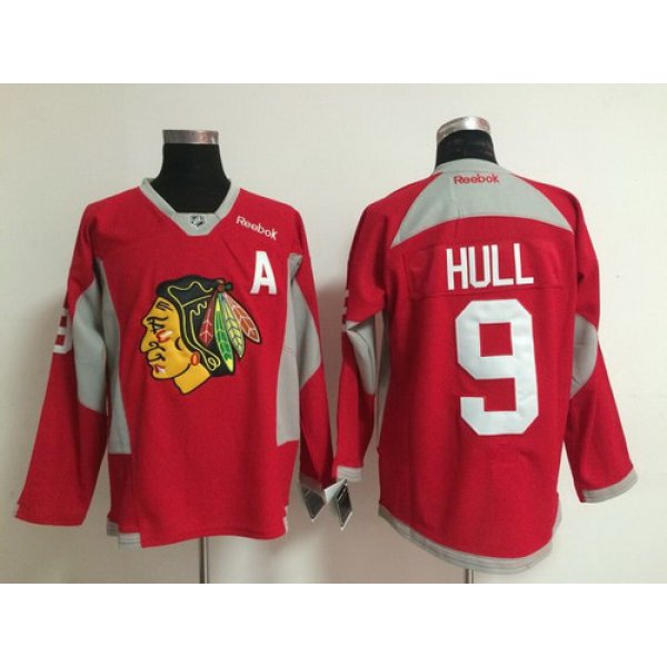 Chicago Blackhawks #9 Bobby Hull 2014 Training Red Jersey