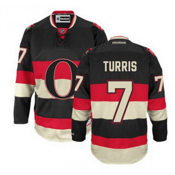 Ottawa Senators #7 Kyle Turris Black Third Jersey