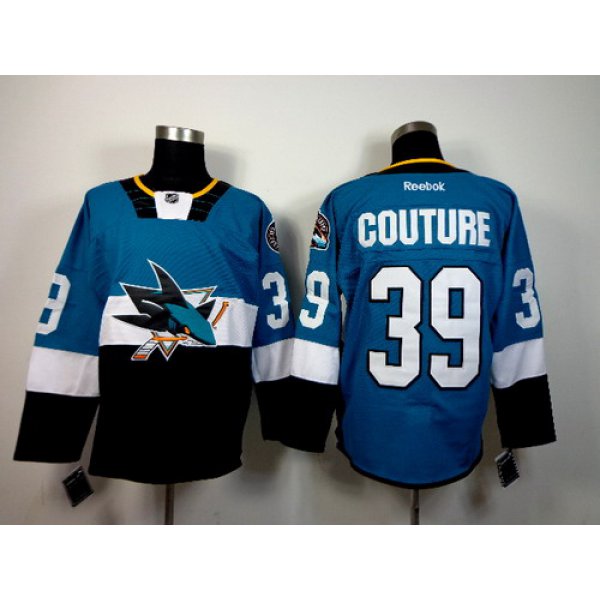 San Jose Sharks #39 Logan Couture 2015 Stadium Series Blue/Black Jersey