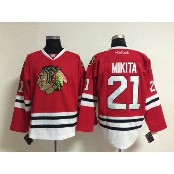Chicago Blackhawks #21 Stan Mikita Red Jersey