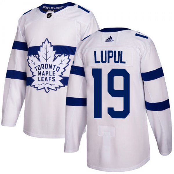 Adidas Toronto Maple Leafs #19 Joffrey Lupul White Authentic 2018 Stadium Series Stitched NHL Jersey